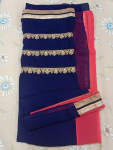 Heavy Bluepink Shaded Saree Women