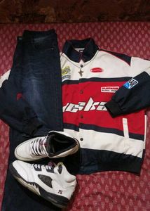Y2k Blackair Racing Jacket