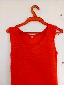 Red Sleeveless Dress