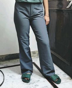 Grey Bootcut Pants