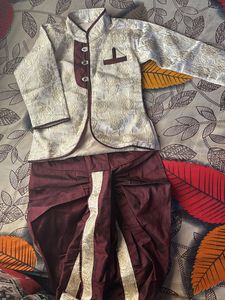 Sherwani With Dhoti Style Ekdum New