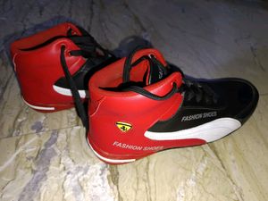 Brand New Shoes With  Ferrari Logo