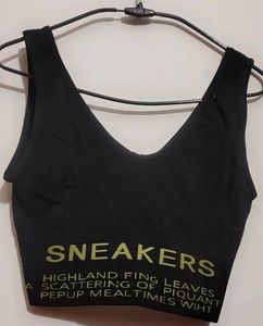 Black Sports Bra 28 Size