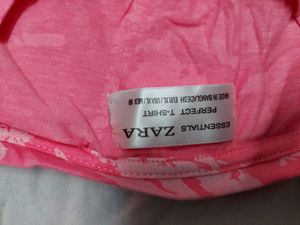 Pink Tshirt From Zara
