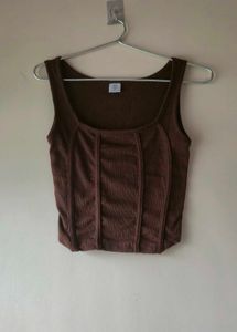 Brown Tank Top