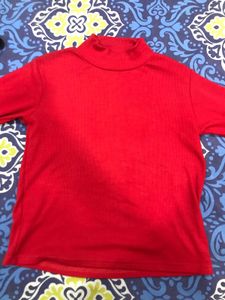 Red Turtle Neck Sweater