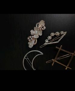 Hair Accessories Bundle( Clips And Bangles)