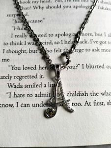 &#34;A&#34; Letter Pendant With Chain