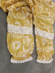 Tiered Yellow Dress