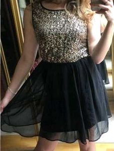 Sequin &amp; Mesh Top