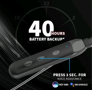 U&amp;i Tiger Series 40 Hours Music Time Wireless Neckband with Mic Bluetooth Headset