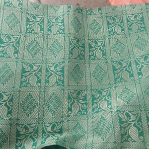 Green Dress Material
