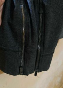 Gray High-Waisted Leggings