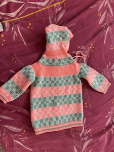 Cute Knitted Baby Cardigan Set