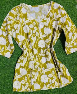 Small Size Short Kurti Pure Cotton