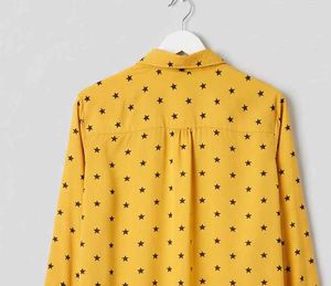 Yellow Star Print Shirt