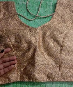Blouse Golden And Cream