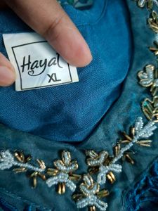 (Size~XL)Blue kurta set🌻