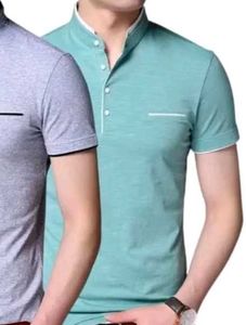 Men&#39;s Aqua Green Casual Tshirt