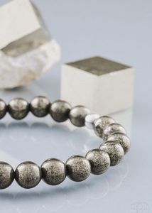 MONEY MAGNET | Pyrite Beaded Bracelet