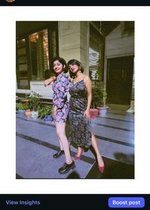 Shein Slit Printed Dress size S