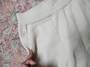 Woolen Beige Pants
