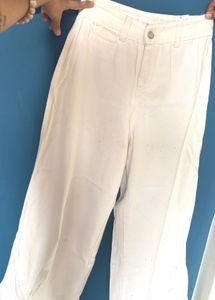 White Wide Leg Jeans