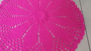Beautiful Pink Round Shape Thalposh