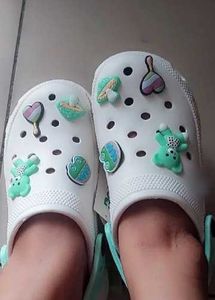 Platform Clogs with Charms