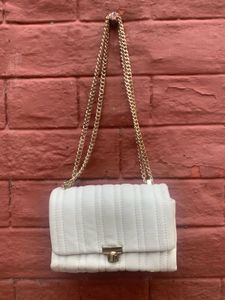 Zara White Sling Bag