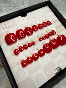 (Sale) Red Press On Nails 4 Ur Beautiful Toes- Leg