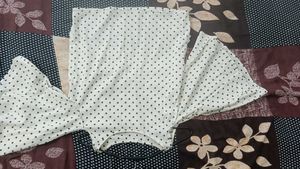 Polka Dot Cold Shoulder Top