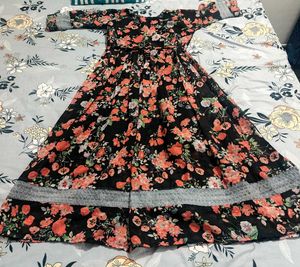 Floral Print Top &amp; Cardigan Set