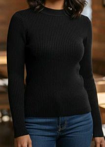 Black Long Sleeve Top