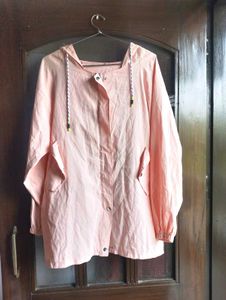 Peach Hoodie Jacket