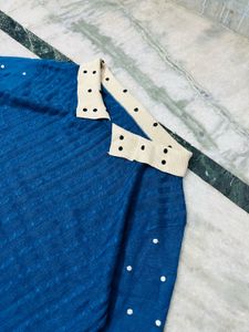 Blue Polka Dot Sweater