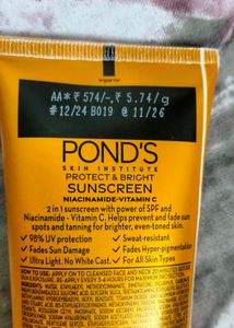 Ponds Niacinamide SPF 55 Pa++ Light Sunscreen
