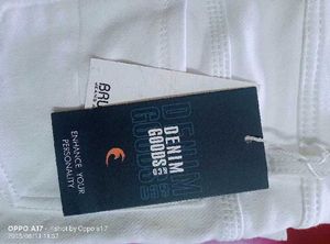 Brand New Gray And White Denim Jeans for boys 2