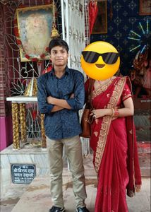 Elegant Jimmy Choo Red Saree