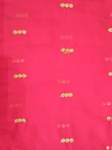 Pink Embroidered New Fabric