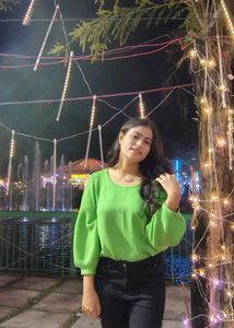 Cute Green Pullover Sweater