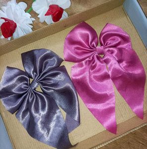 Purple and pink Hair Bow