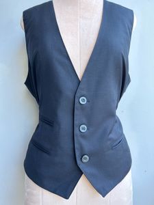 Classic navy blue waistcoat