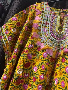 Floral Print Kaftan