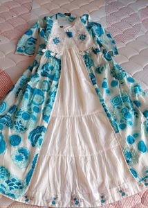 Long Midi Dress With Jacket