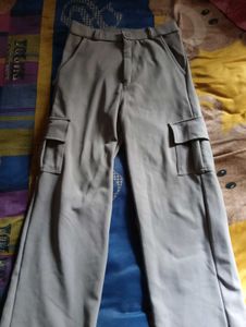 Grey Cargo Pants