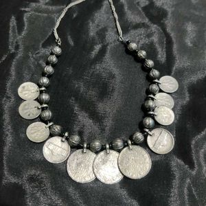 Lovely Unique Ethnic Coin Design Necklace