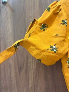 People Mustard Dress