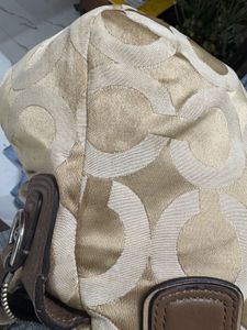🔔PRICE DROP COACH-KRISTIN OP ART SATEEN SATCHEL
