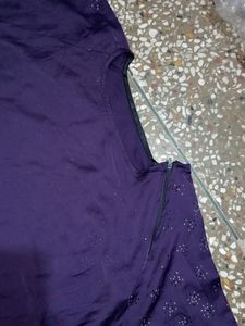 Blue Abaya Nida Fabric